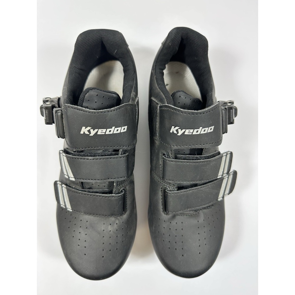 Kyedoo Cycling Shoes Mens 7 Womens 9 EU 40 Black Plus Clips Bike